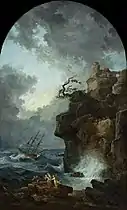 Shipwreck (1780s), 322 x 199&nbsp;cm., Worcester Art Museum