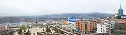 Jinding, the county seat