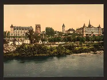 The château from the south front, 1890–1900
