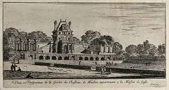 The grotto in the state where Servien found it in 1654, after the troubles of the Fronde.