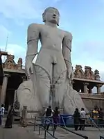 Gommateshvara Bahubali, c. 978-993 AD, 57 feet (17&nbsp;m) high