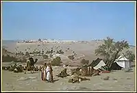 Jérusalem vue de la vallée de Jéhosafat (c. 1881)
