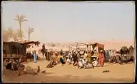 Scène de marché au Caire (1864)