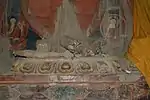Destroyed holy monuments in Tholing Monastery.
