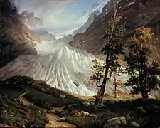 Grindelwaldgletscher, (1838)
