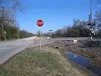 South end of FM 2759 at Thompsons Oil Field Rd