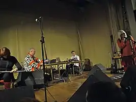 Throbbing Gristle performing in 2009
