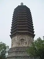 Pagoda of Tianning Temple in Beijing, 1120.