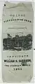 Harrison "Tippecanoe Club" ribbon