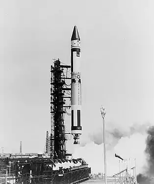 Launch of the first Titan IIIA