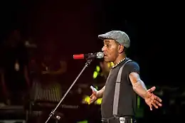 Tito Paris performing in Cape Verde.