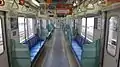 Interior view showing seating style in later sets (car 32612), November 2015