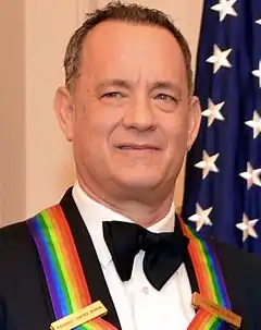 Photo of Tom Hanks at the U.S. Department of State in Washington, D.C. in 2014.