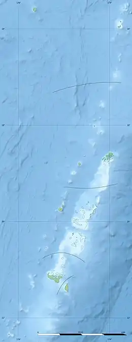 Tofua is located in Tonga