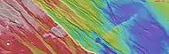 Topographic view by HRSC
