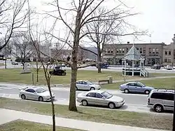 The town green