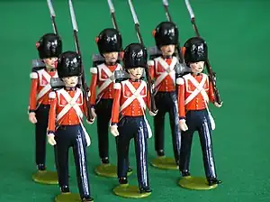 1 Toy Coldstream Guards soldiers (19th century)