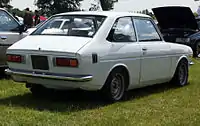 Rear view of the facelifted sedan with new fastback body style (KP30L, Europe, second facelift)