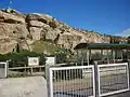 Tram station situated on Granite Island