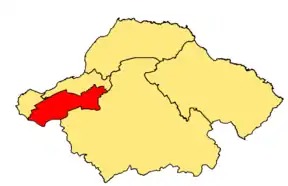 Location of the ward