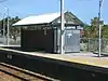 Challis station platform shelter