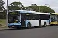 Volgren 'CR228L' bodied Volvo B7RLE at Castle Hill Interchange in current Transport for NSW livery