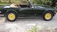 TR6 side view