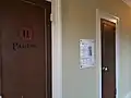 Doors to south side boxes
