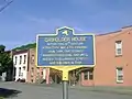 The historical marker in front