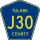 County Road J30 marker