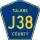 County Road J38 marker