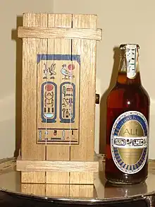 Image 36A replica of ancient Egyptian beer, brewed from emmer wheat by the Courage brewery in 1996 (from History of beer)