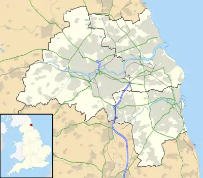 Backworth is located in Tyne and Wear