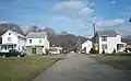 A typical street along the Newell riverfront.