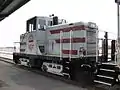 Utah Central 1237, ex-U.S. Air Force 44-ton locomotive at the Utah State Railroad Museum, Ogden, Utah. It is currently nonoperational.