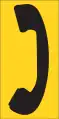 Telephone at level crossing