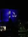 UNF logo on Brooks Brown Hall