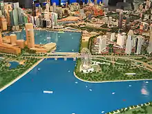 The Singapore City Gallery Exhibit - URA is responsible for the urban planning of Singapore.