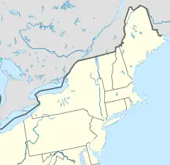 Harvard–Yale hockey rivalry is located in USA Northeast (cropped)