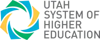 A logo for the Utah System of Higher Education, the public university system of the state of Utah, United States