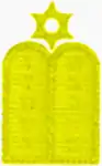 NavyCurrent Jewish Chaplain insignia, with Hebrew letters