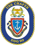 The crest of USS Chafee