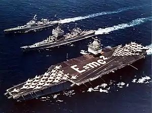 USS&nbsp;Enterprise (1961) and escorts