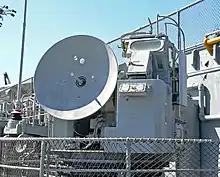 A Cold War era U.S. Navy MK-56 director on board USS&nbsp;Hornet.