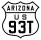 U.S. Route 93T marker