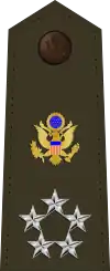 General of the Army shoulder epaulet