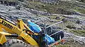 Baggage delivery: from the helipad to the Pilersuisoq store