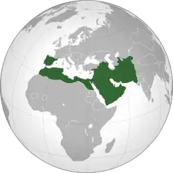 The Umayyad Caliphate in 750 CE