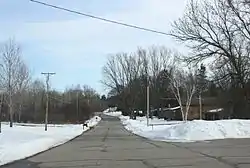 Looking south in Underhill