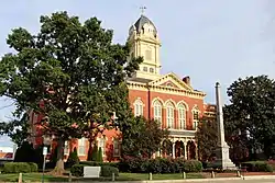 Union County Courthouse and Confederate Monument in Monroe